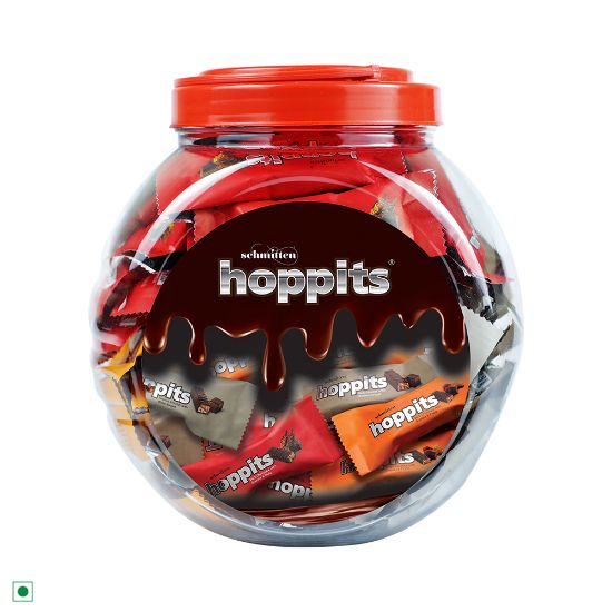 Picture of Schmitten Hoppits Home Delight Assorted Chocolates Jar (1x 480g)