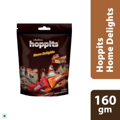 Picture of Schmitten Hoppits Home Delight Assorted Chocolates Pouch (1x 160g)