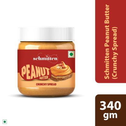 Picture of Schmitten Peanut Butter Crunchy Spread, 340 g (Pack of 1)