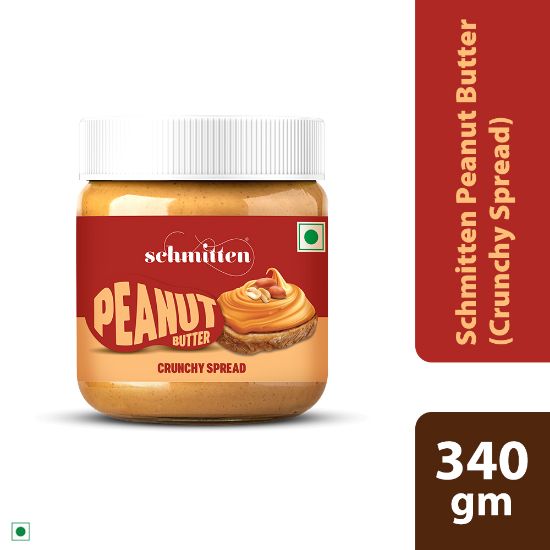 Picture of Schmitten Peanut Butter Crunchy Spread, 340 g (Pack of 1)