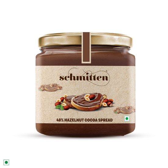 Picture of Schmitten Cocoa Spread Hazelnut 48%, 350 g (Pack of 1)