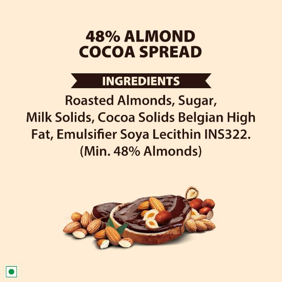 Picture of Schmitten Cocoa Spread Almond 48%, 150 g (Pack of 1)