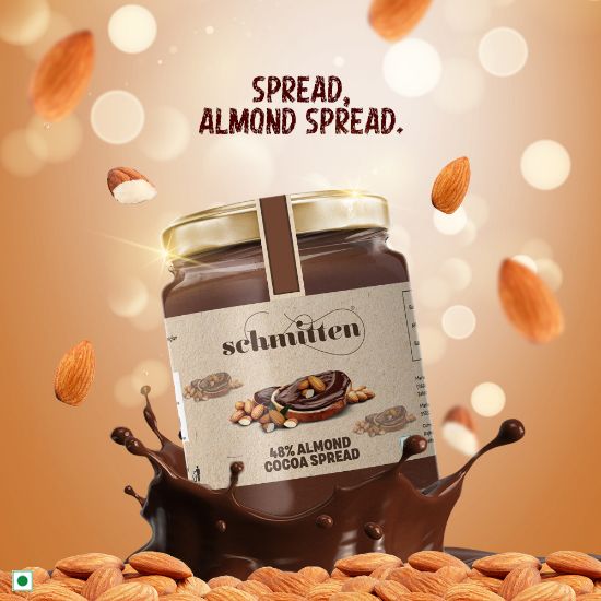 Picture of Schmitten Cocoa Spread Almond 48%, 150 g (Pack of 1)