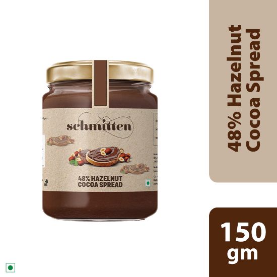 Picture of Schmitten Cocoa Spread Hazelnut 48%, 150 g (Pack of 1)