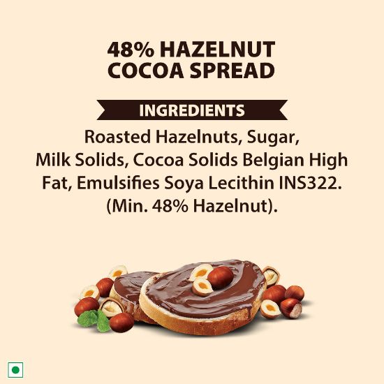 Picture of Schmitten Cocoa Spread Hazelnut 48%, 150 g (Pack of 1)