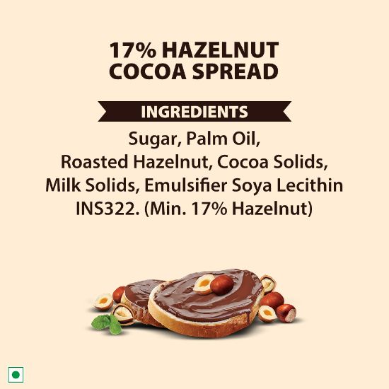 Picture of Schmitten Cocoa Spread Hazelnut 17%, 150 g (Pack of 1)