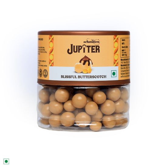 Picture of Schmitten Jupiter Butterscotch Coated Milk Chocolate Jar Perfect for Diwali Gifting