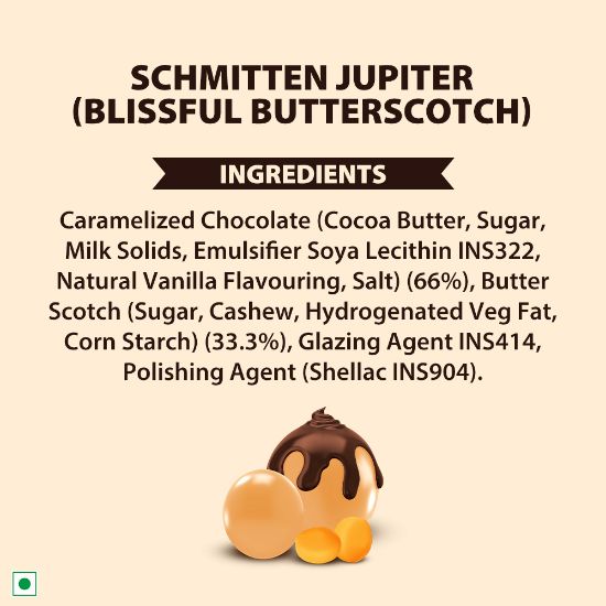 Picture of Schmitten Jupiter Butterscotch Coated Milk Chocolate Jar Perfect for Diwali Gifting