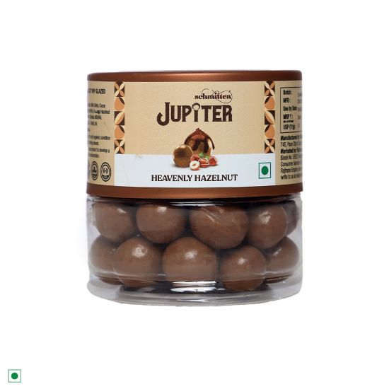 Picture of Schmitten Jupiter Hazelnut Coated Milk Chocolate Jar Perfect for Diwali Gifting