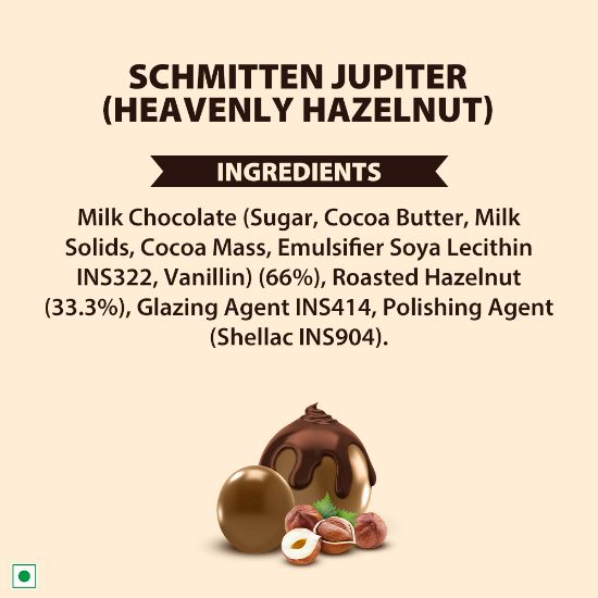 Picture of Schmitten Jupiter Hazelnut Coated Milk Chocolate Jar Perfect for Diwali Gifting