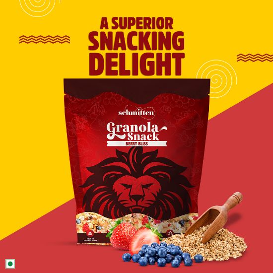 Picture of Schmitten Granola Snack (Berry Bliss, 250g X 1 Pouch)