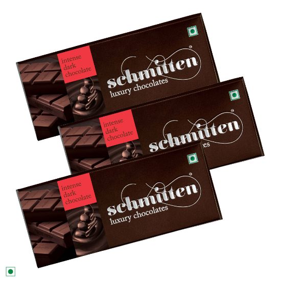 Picture of Schmitten Luxury Intense Dark Chocolate, 70 g (Pack of 3)