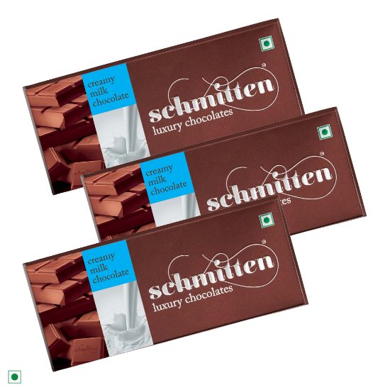 Picture of Schmitten Luxury Creamy Milk Chocolate, 70 g (Pack of 3)