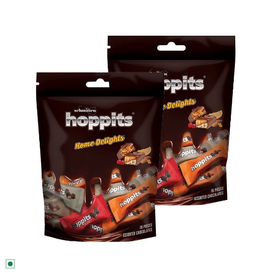 Picture of Schmitten Hoppits Home Delight Assorted Chocolates Pouch (2x 160g)