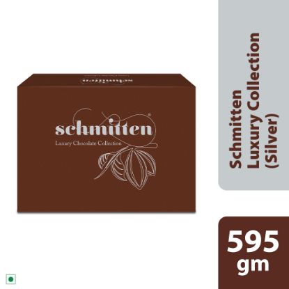 Picture of Schmitten Luxury Chocolates Collection - Assorted Diwali Gift Pack - Silver