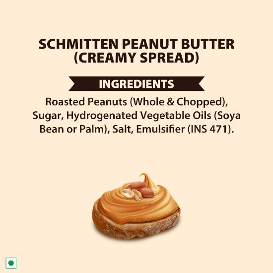 Picture of Schmitten Peanut Butter Crunchy Spread, 340 g (Pack of 2)