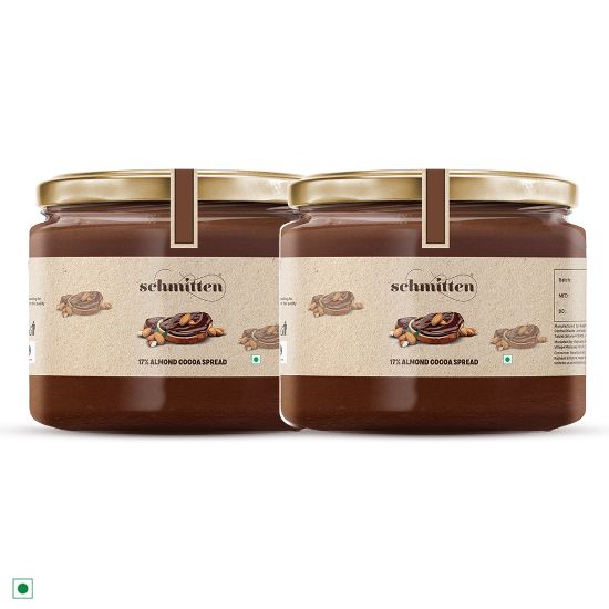 Picture of Schmitten Cocoa Spread Almond 17%, 350 g (Pack of 2)