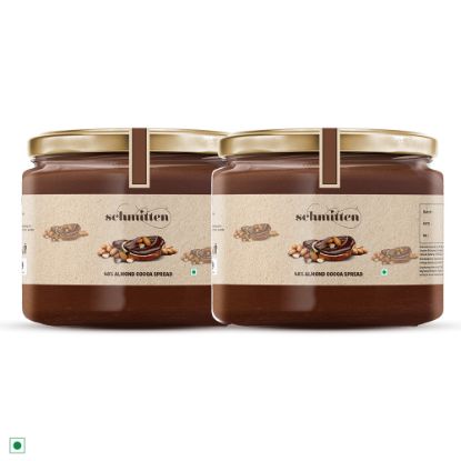 Picture of Schmitten Cocoa Spread Almond 48%, 350 g (Pack of 2)