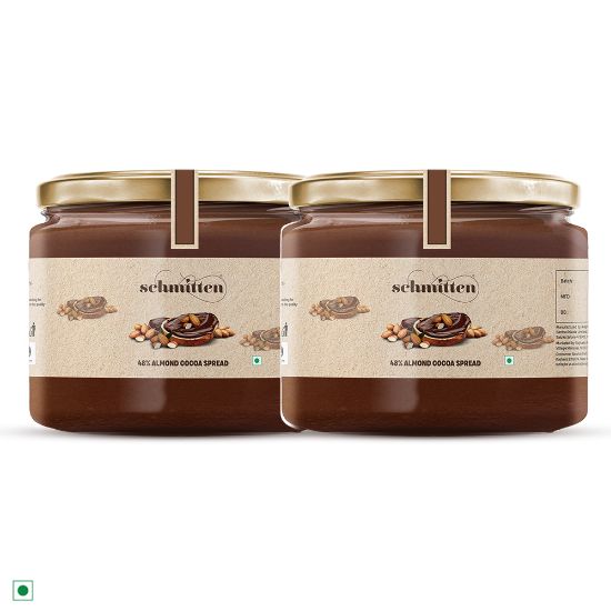 Picture of Schmitten Cocoa Spread Almond 48%, 350 g (Pack of 2)