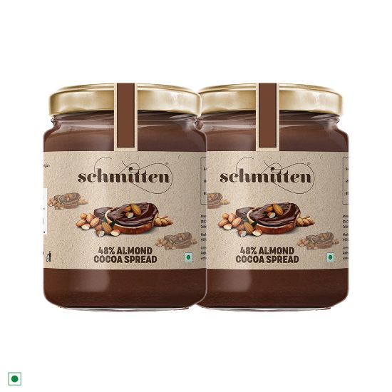 Picture of Schmitten Cocoa Spread Almond 48%, 150 g (Pack of 2)