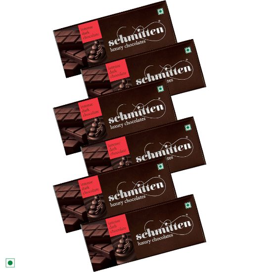 Picture of Schmitten Luxury Intense Dark Chocolate, 70 g (Pack of 6)